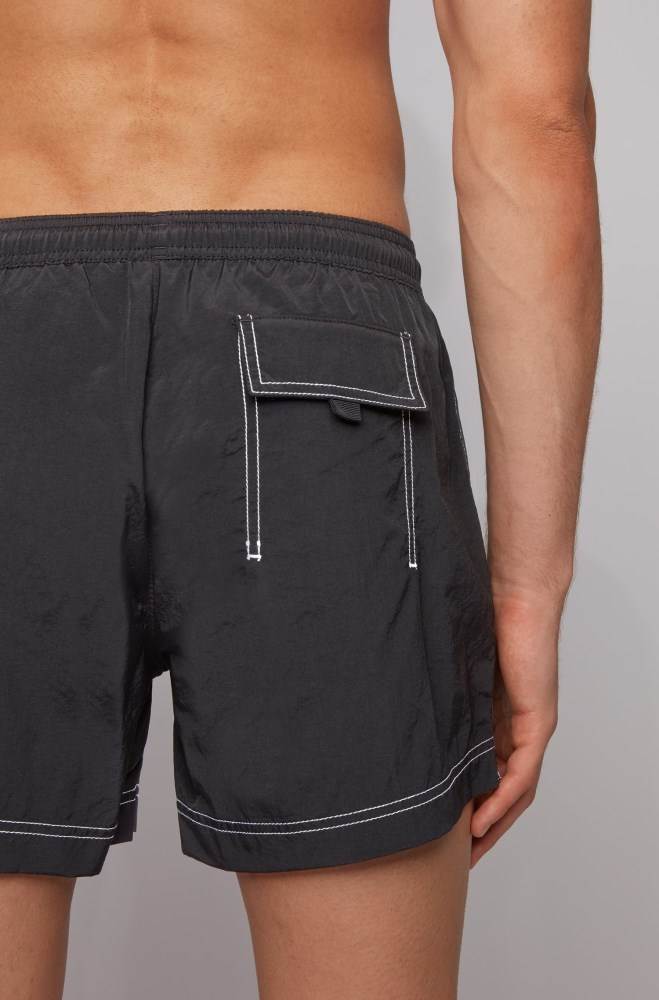 Hugo Boss Quick-drying swim shorts Svarte | tMgubl6j