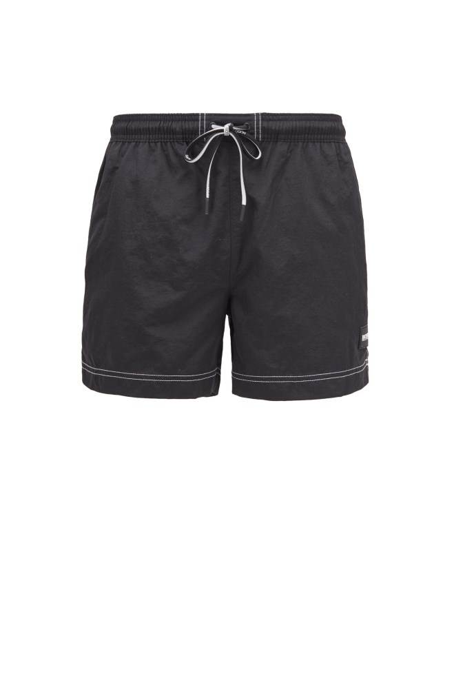 Hugo Boss Quick-drying swim shorts Svarte | tMgubl6j