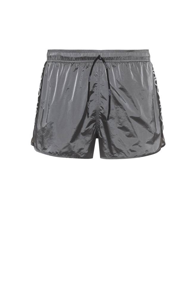 Hugo Boss Quick-drying swim shorts Sølv | CRPRoNy2