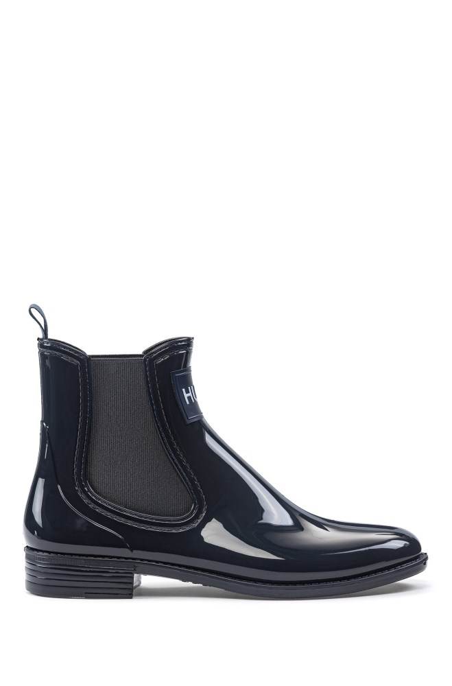 Hugo Boss Rain booties Mørke Blå | G6t6SSZo