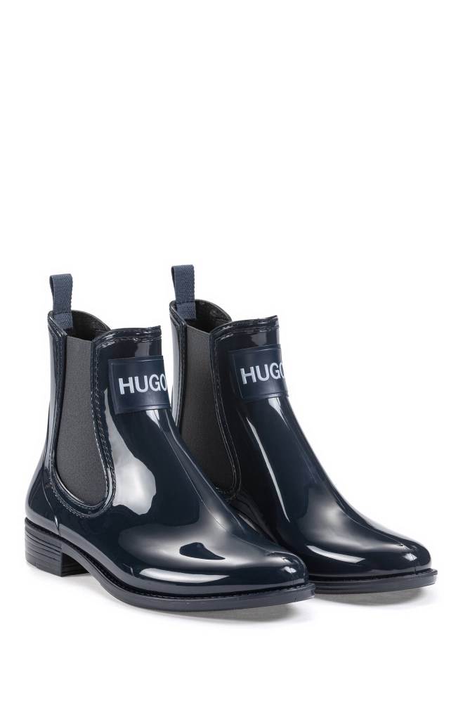 Hugo Boss Rain booties Mørke Blå | gUrXnhdW