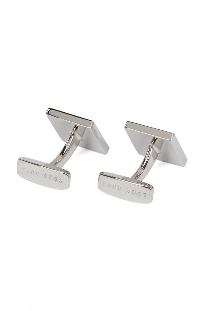 Hugo Boss Rectangular cufflinks Sølv | YKsl2AnS