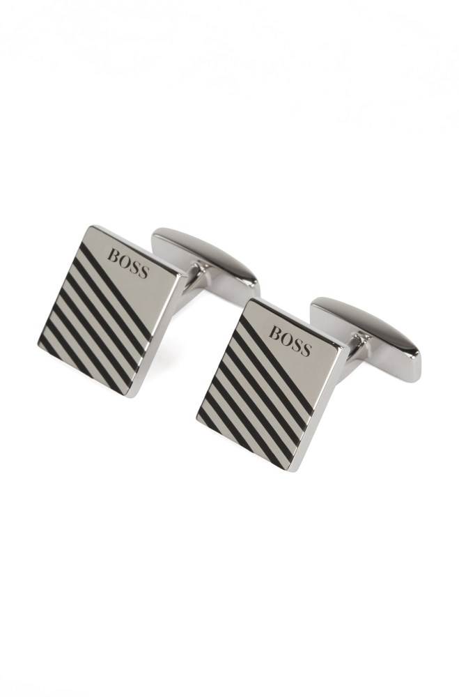 Hugo Boss Rectangular cufflinks Sølv | YKsl2AnS