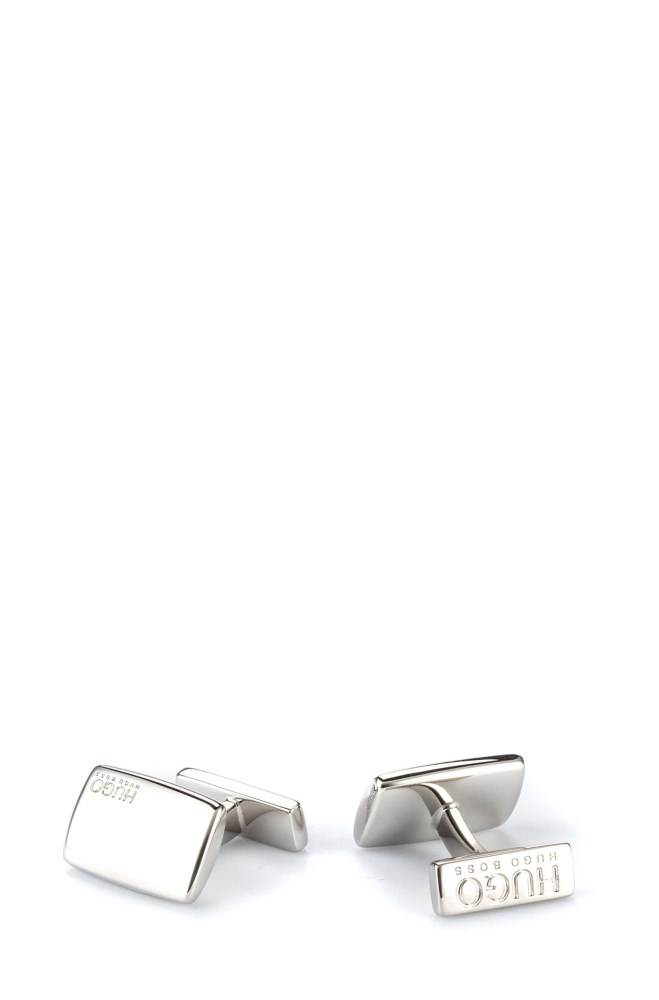 Hugo Boss Rectangular cufflinks Sølv | z8y6voAx