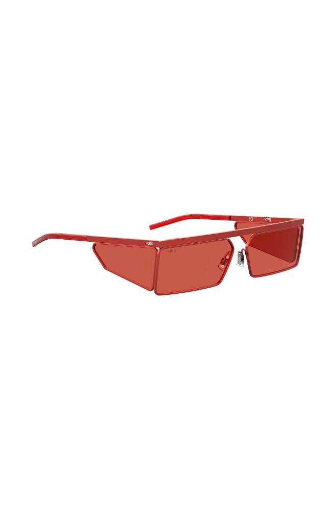 Hugo Boss Rectangular sunglasses Rød | hxiBxamU