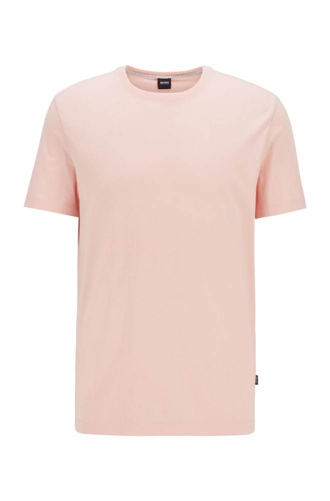 Hugo Boss Regular-fit T-shirt Lyse Rosa | hHvis2TF