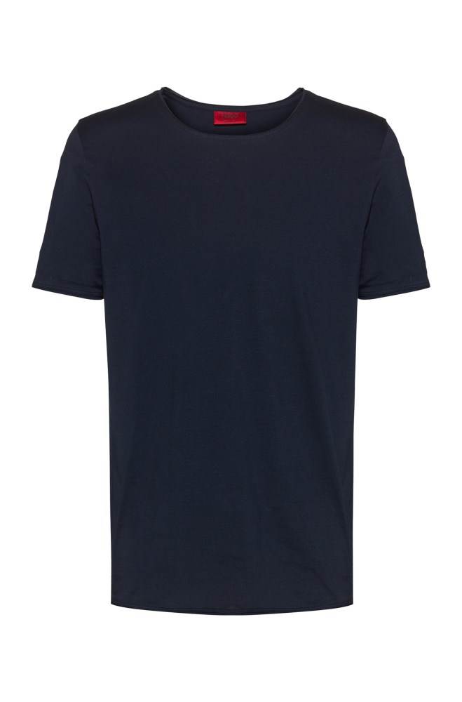 Hugo Boss Regular-fit T-shirt Mørke Blå | fFpuHMcH