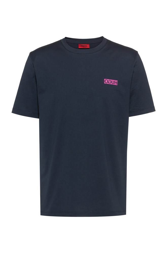 Hugo Boss Regular-fit T-shirt Mørke Blå | yIJTMWsn