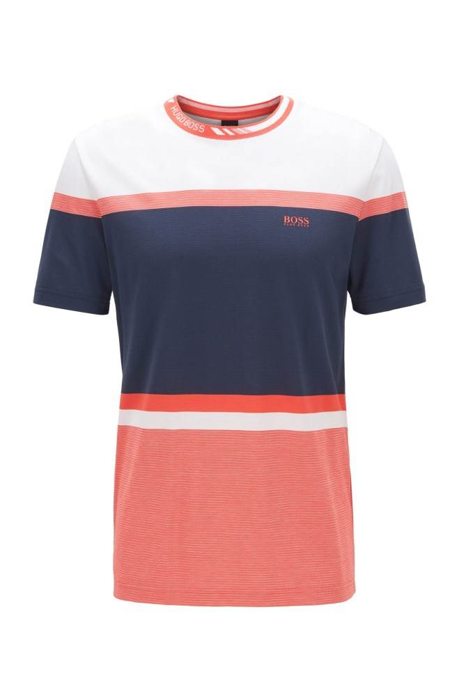 Hugo Boss Regular-fit T-shirt Mørke Blå | zcqRVj0E