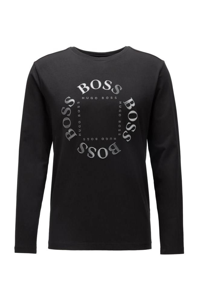 Hugo Boss Regular-fit T-shirt Svarte | 1BRZzHLX