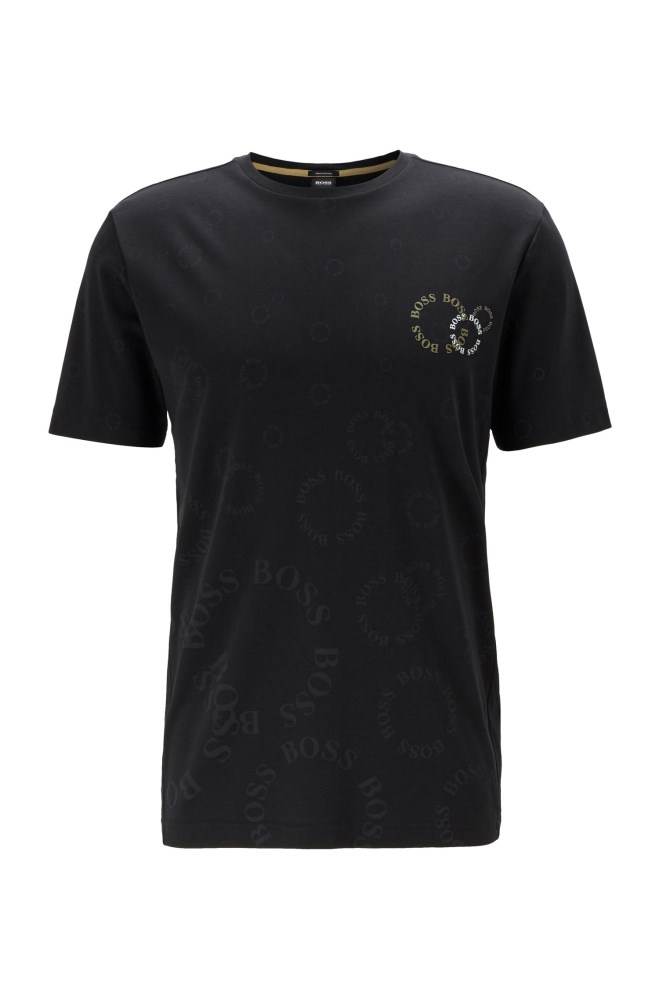 Hugo Boss Regular-fit T-shirt Svarte | PNPhsjpc