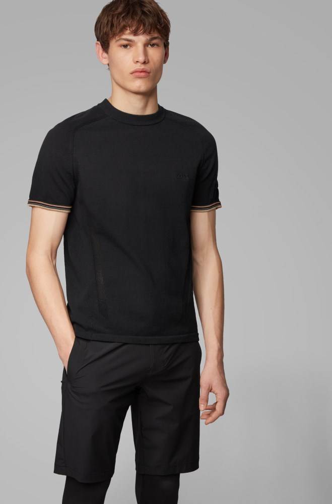 Hugo Boss Regular-fit T-shirt Svarte | igGgQqQZ