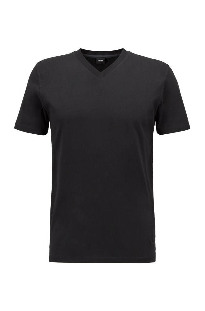 Hugo Boss Regular-fit T-shirt Svarte | mEVthHef