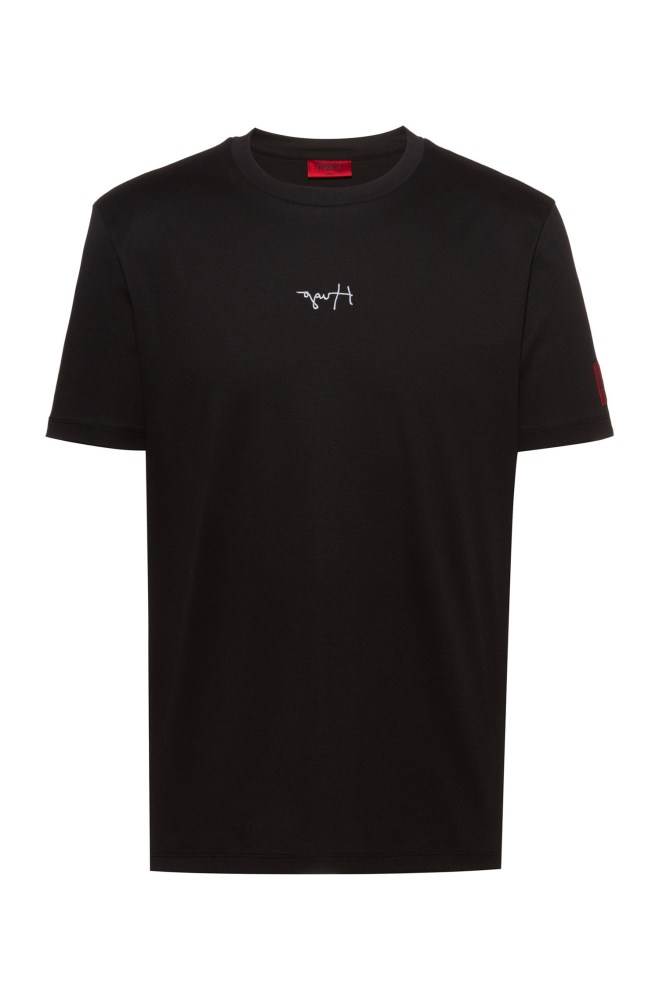 Hugo Boss Regular-fit T-shirt Svarte | rspKmejA