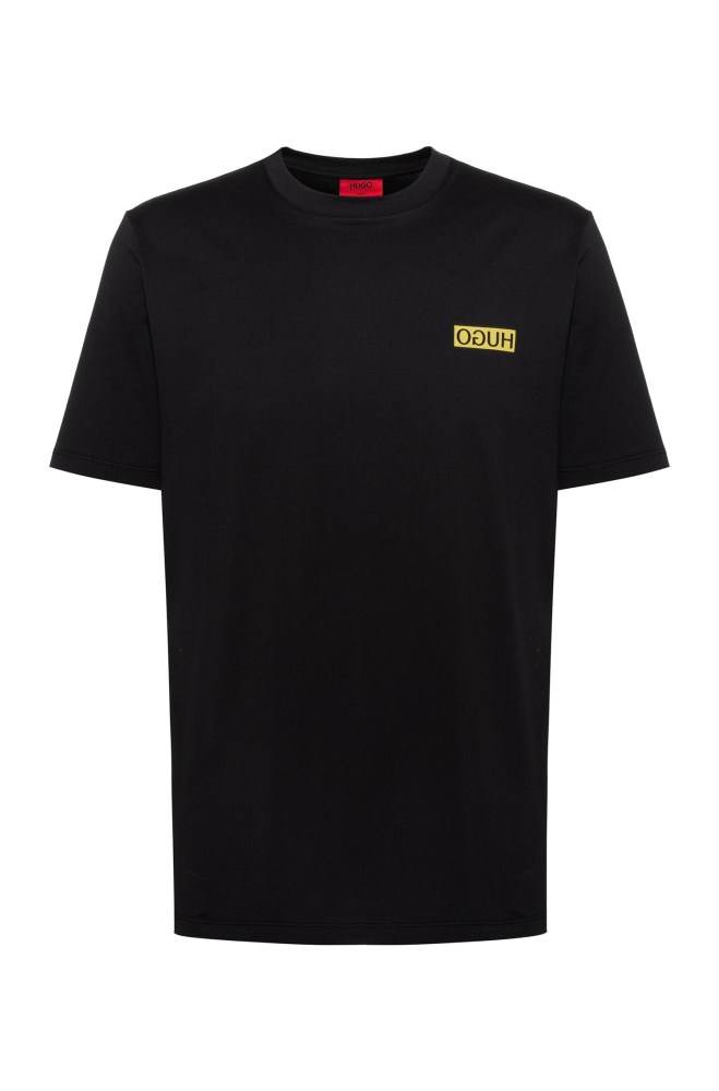 Hugo Boss Regular-fit T-shirt Svarte | wvmBrhSJ