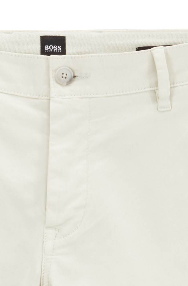 Hugo Boss Regular-fit casual chinos Lyse Beige | GoOB01bz