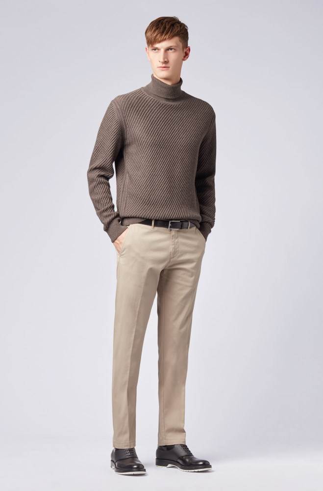 Hugo Boss Regular-fit chinos Beige | oe63fgGW