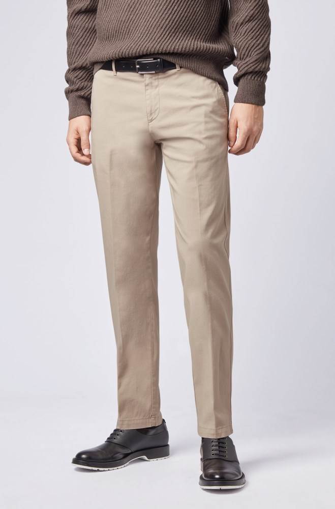 Hugo Boss Regular-fit chinos Beige | oe63fgGW