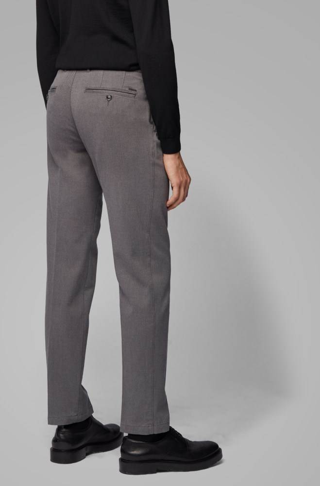 Hugo Boss Regular-fit chinos Grå | 2HdiUQET