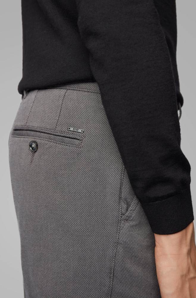 Hugo Boss Regular-fit chinos Grå | 2HdiUQET