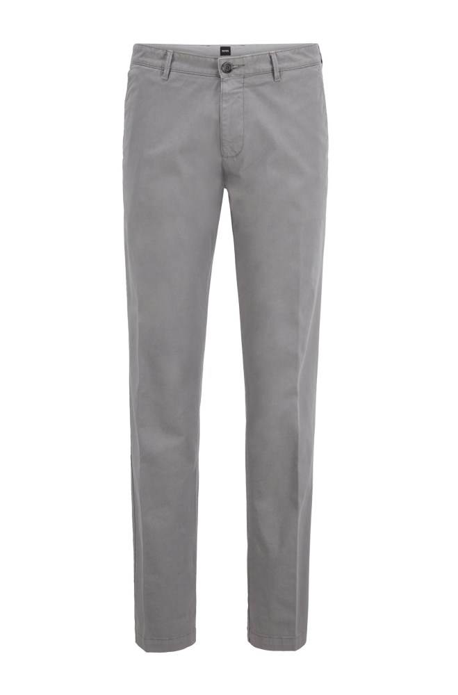 Hugo Boss Regular-fit chinos Grå | 40jy6CCA