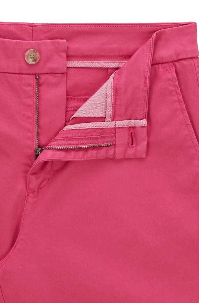 Hugo Boss Regular-fit chinos Rosa | mjonm3U9