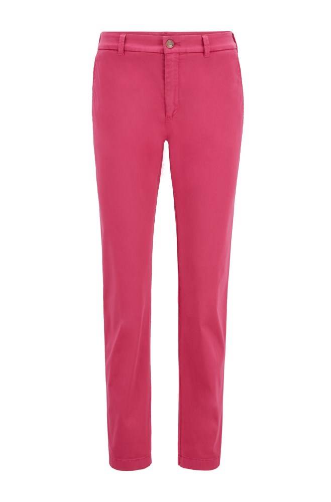 Hugo Boss Regular-fit chinos Rosa | mjonm3U9