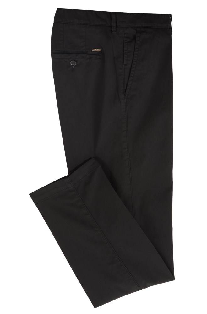 Hugo Boss Regular-fit chinos Svarte | XQLcpn3d