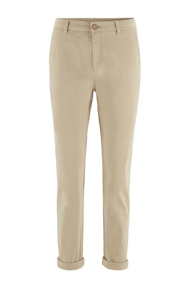 Hugo Boss Regular-fit cropped chinos Beige | sLOY4dsz