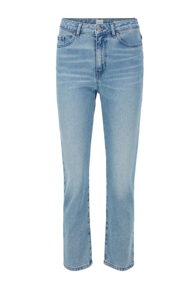 Hugo Boss Regular-fit cropped jeans Blå | bO5hQ28n