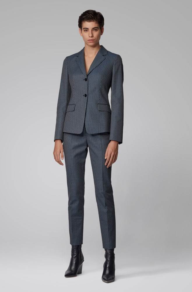 Hugo Boss Regular-fit jacket Patterned | fyi2Rsee