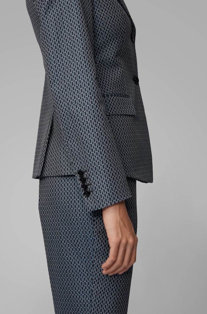 Hugo Boss Regular-fit jacket Patterned | fyi2Rsee