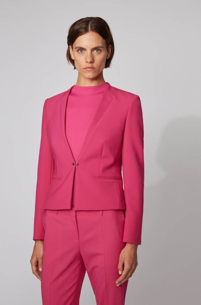 Hugo Boss Regular-fit jacket Rosa | N4iXn7qc