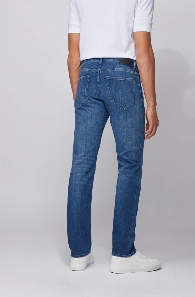 Hugo Boss Regular-fit jeans Blå | 0xEtygN0