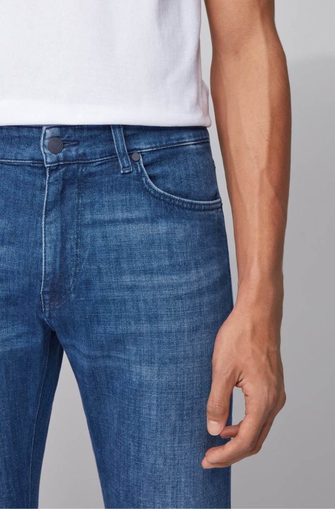 Hugo Boss Regular-fit jeans Blå | 0xEtygN0