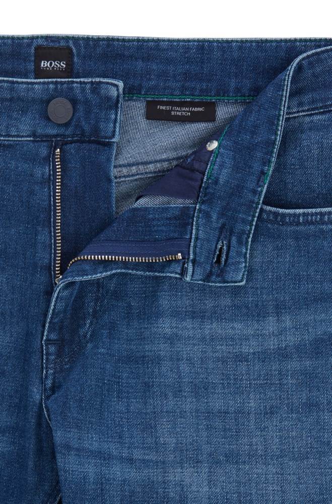 Hugo Boss Regular-fit jeans Blå | 0xEtygN0