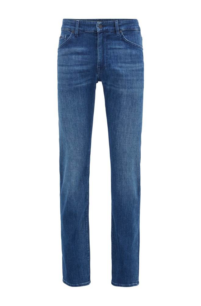 Hugo Boss Regular-fit jeans Blå | 0xEtygN0