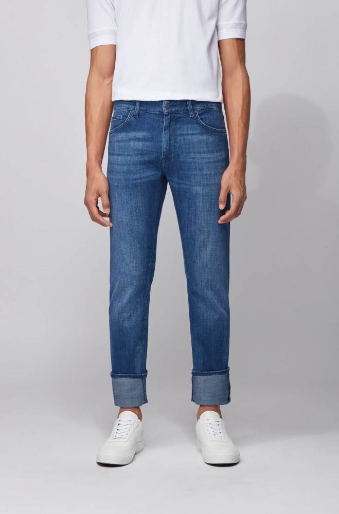 Hugo Boss Regular-fit jeans Blå | 0xEtygN0