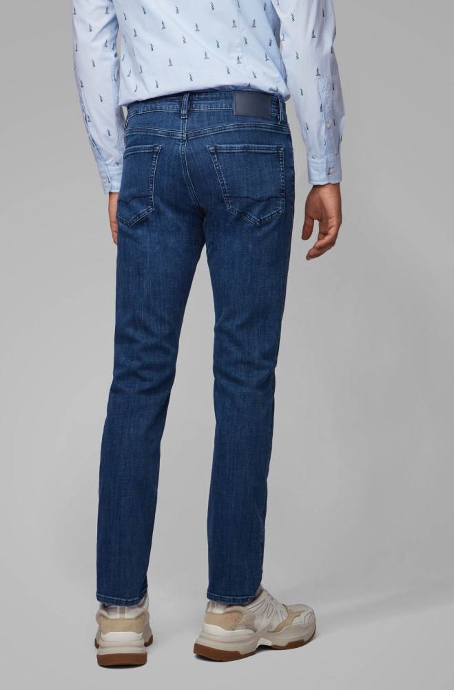 Hugo Boss Regular-fit jeans Blå | 3J3l44wu