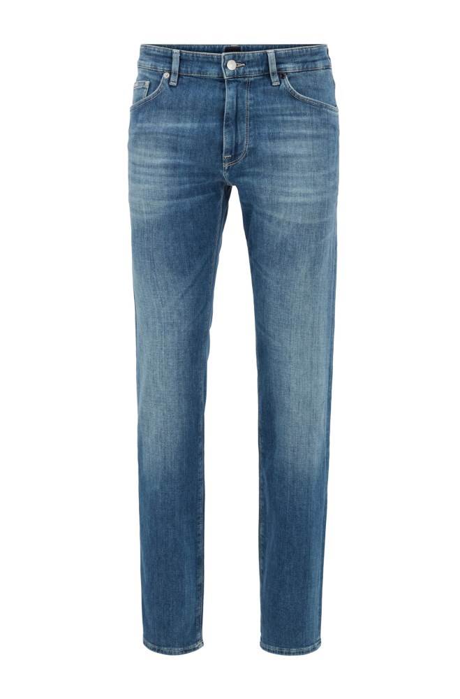 Hugo Boss Regular-fit jeans Blå | 51SB9WTF