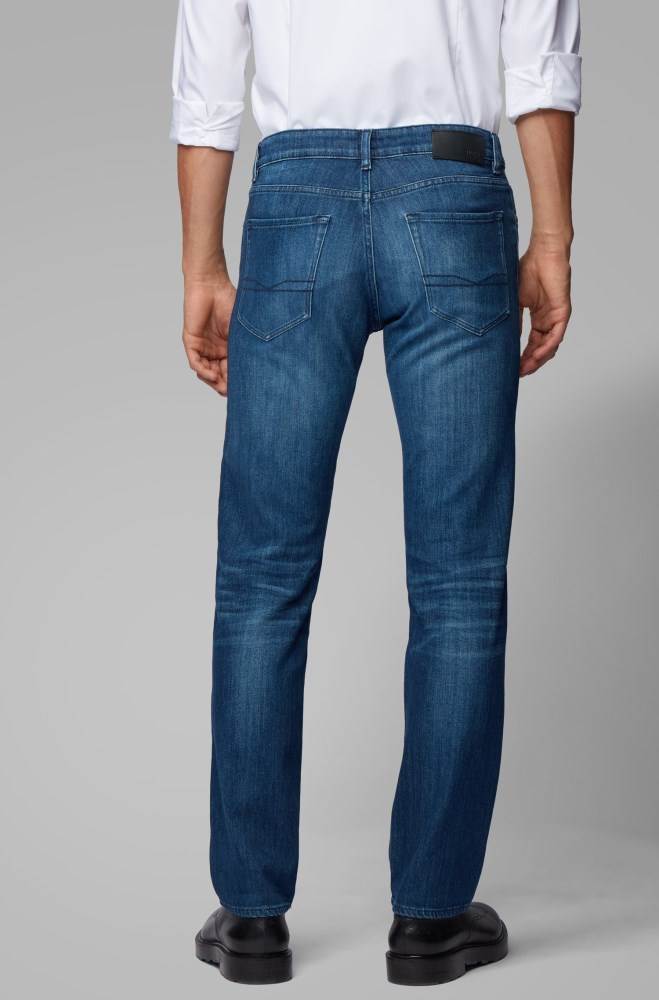 Hugo Boss Regular-fit jeans Blå | 6auHztbR