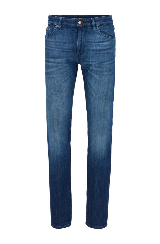 Hugo Boss Regular-fit jeans Blå | 6auHztbR