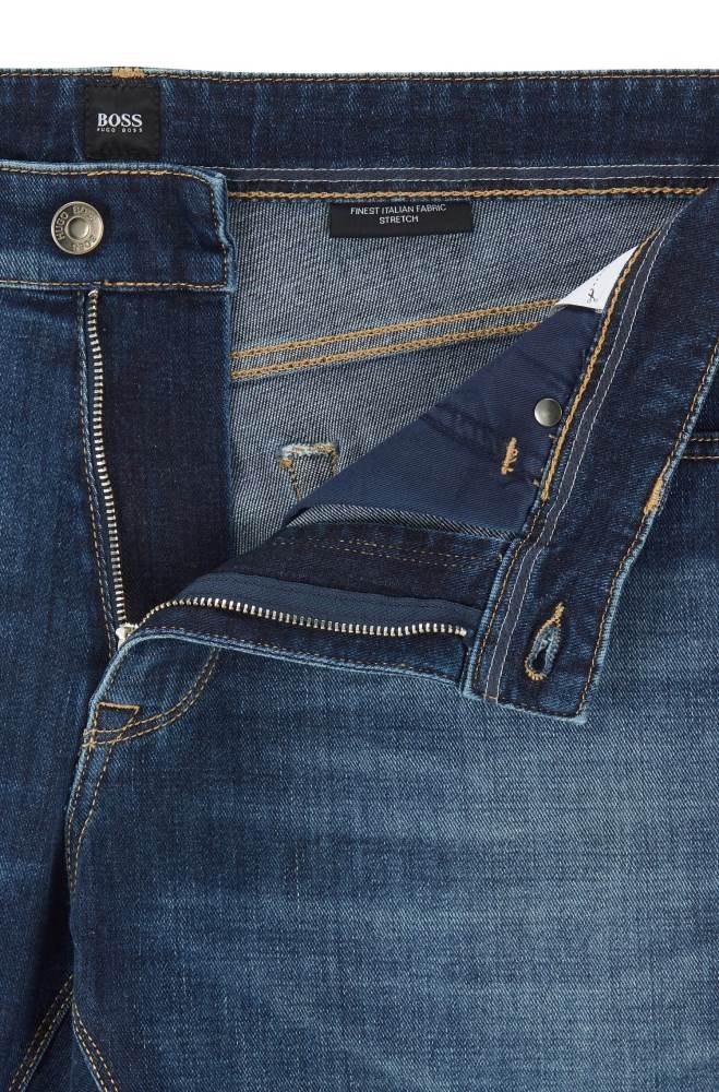 Hugo Boss Regular-fit jeans Blå | B74H5ygX