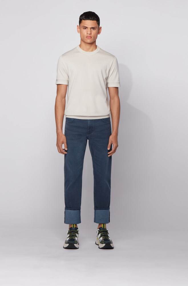 Hugo Boss Regular-fit jeans Blå | G4NgvtRo