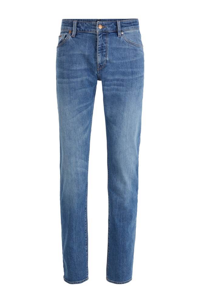 Hugo Boss Regular-fit jeans Blå | GGHOO6pG