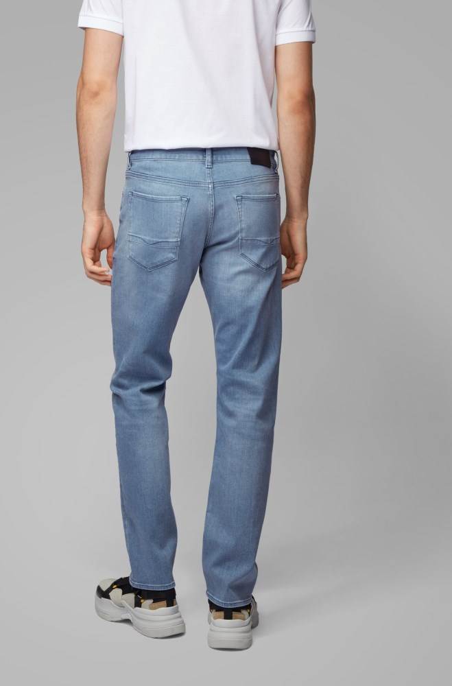 Hugo Boss Regular-fit jeans Blå | HEh7xGVP