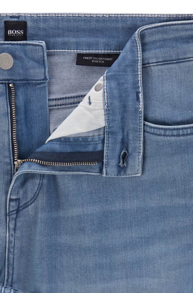 Hugo Boss Regular-fit jeans Blå | HEh7xGVP