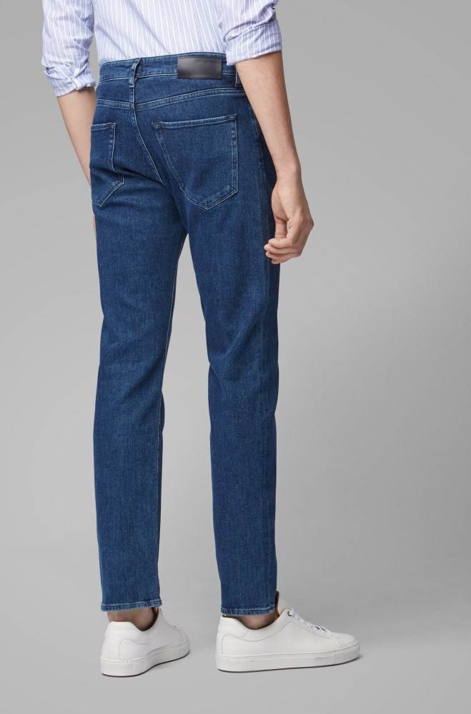 Hugo Boss Regular-fit jeans Blå | NA26xwGk