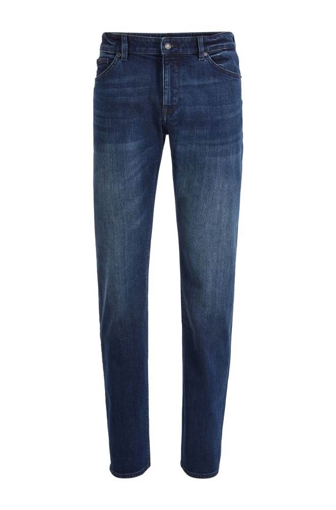 Hugo Boss Regular-fit jeans Blå | O2PwkS4t