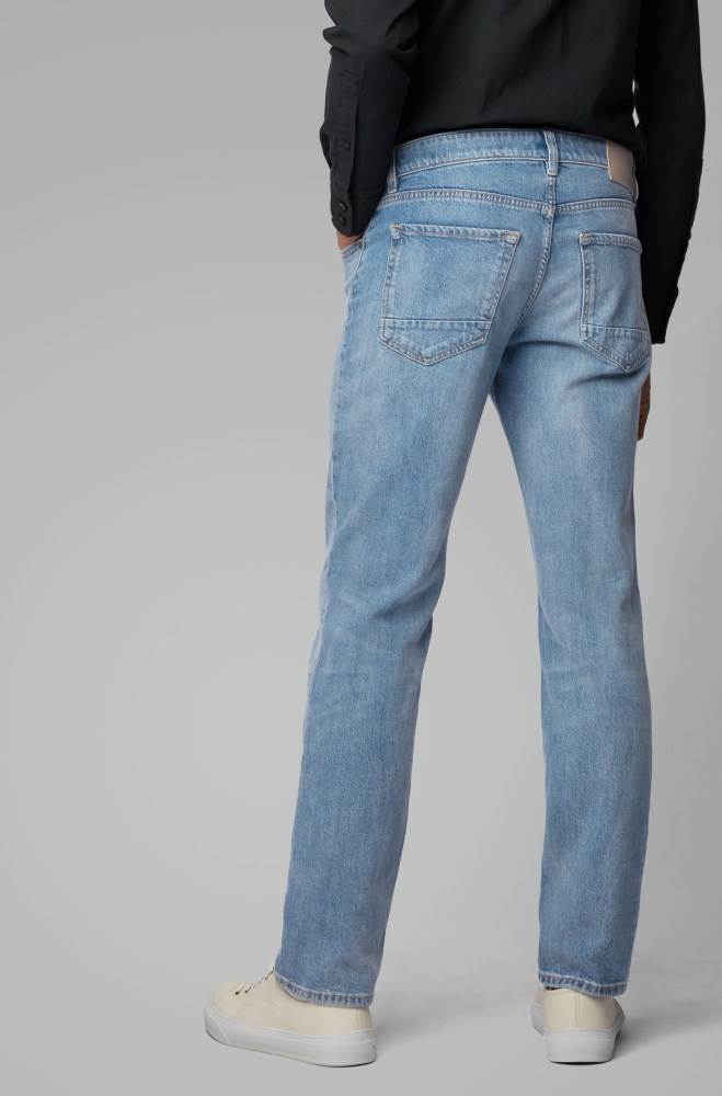 Hugo Boss Regular-fit jeans Blå | R6TBITY5